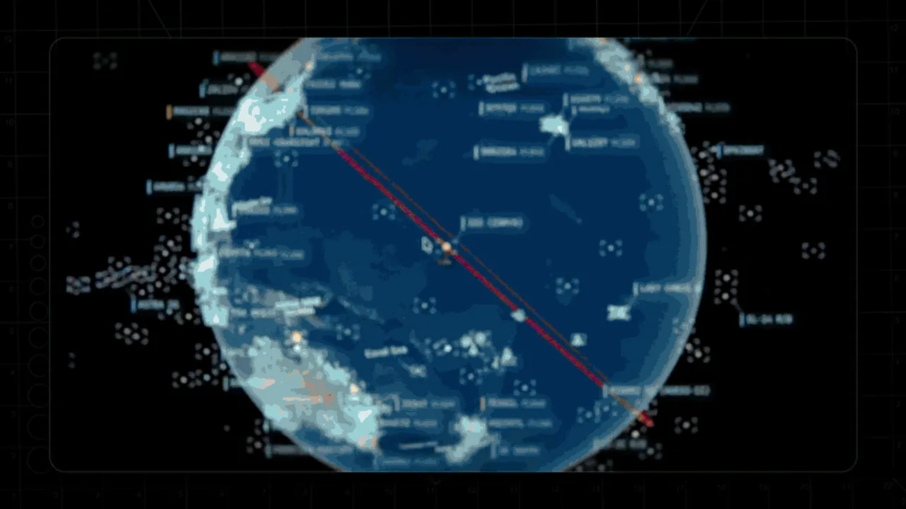 Orbital HUD:一个被追踪的实时地球,FLIR 地形——然后开源了